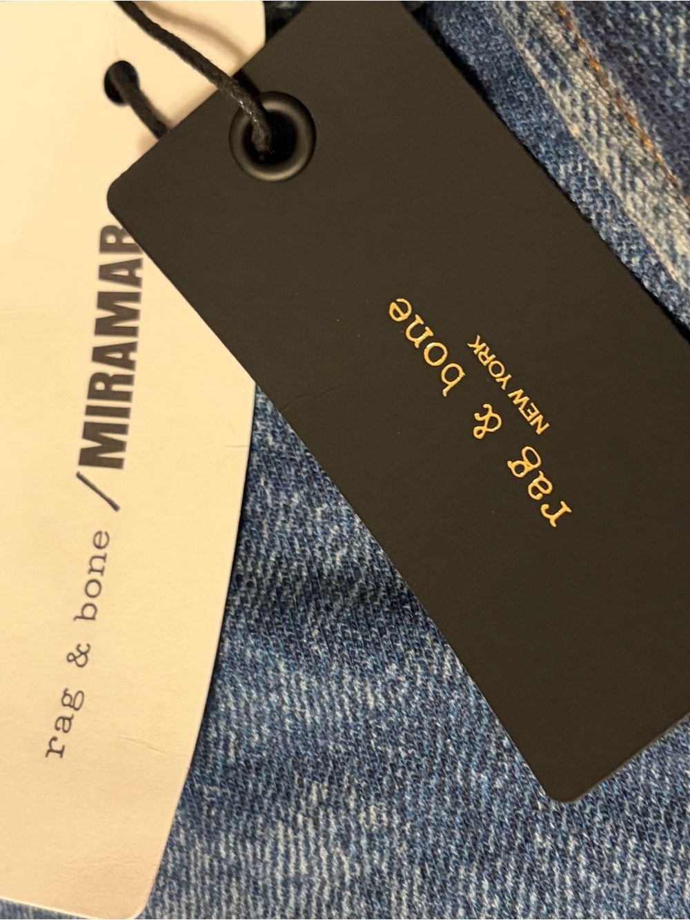 rag & bone Blue Denim Jeans Shorts - 28 - Picture 3 of 5